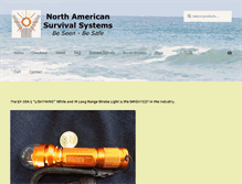 Tablet Screenshot of northamericansurvivalsystems.com